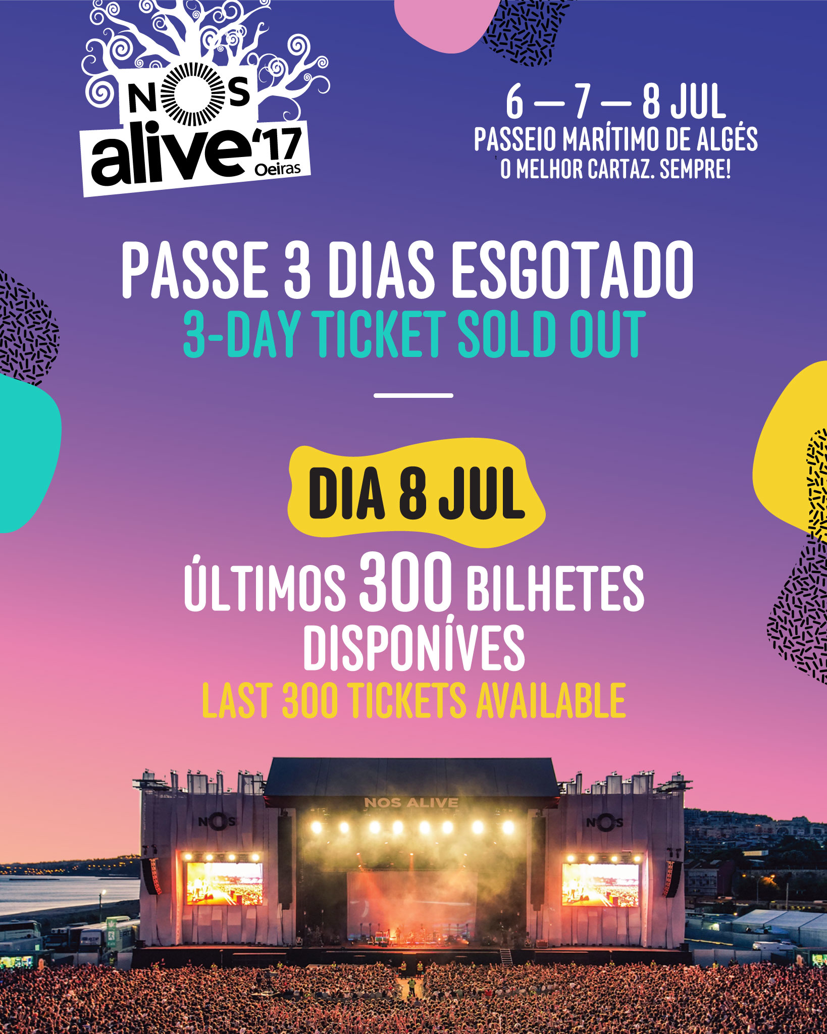 Passes De Dias Para O Nos Alive Esgotado Nos Alive Rtp