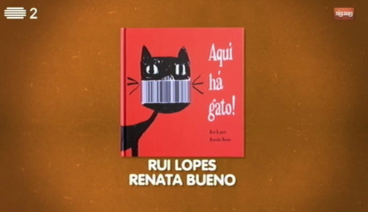 Aqui há gato Livros Zig Zag RTP