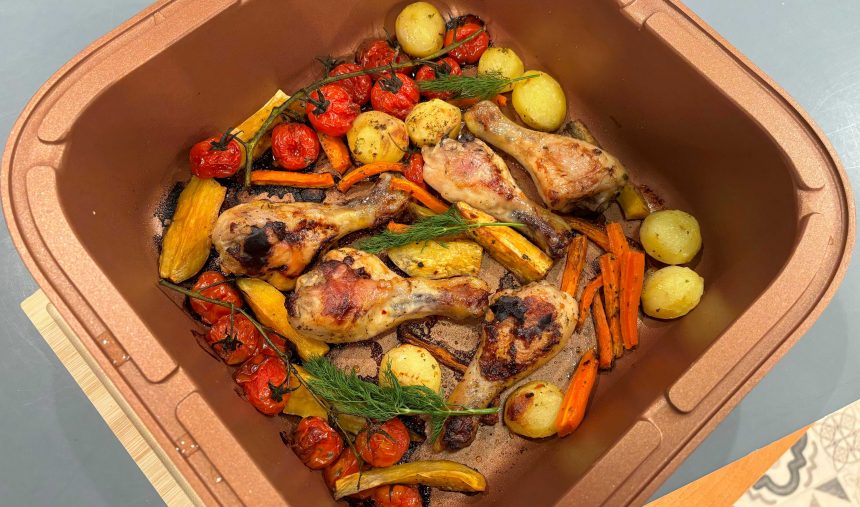 Perninhas de Frango com Batatas e Legumes - Nutricionista Patrícia Aguiar