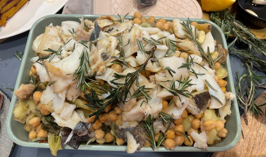 Couvada de Bacalhau com Grão - Chef Fábio Bernardino