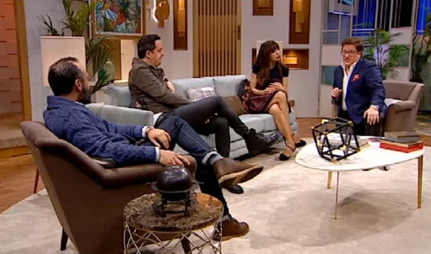 Herman José recebe Manuela Moura Guedes, Miguel Gameiro e Rui Unas