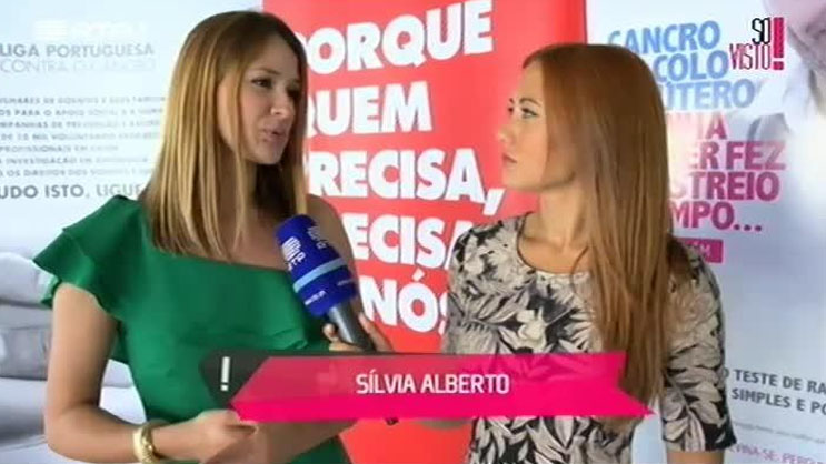 Sílvia Alberto dá a cara pela campanha contra o cancro do colo do útero