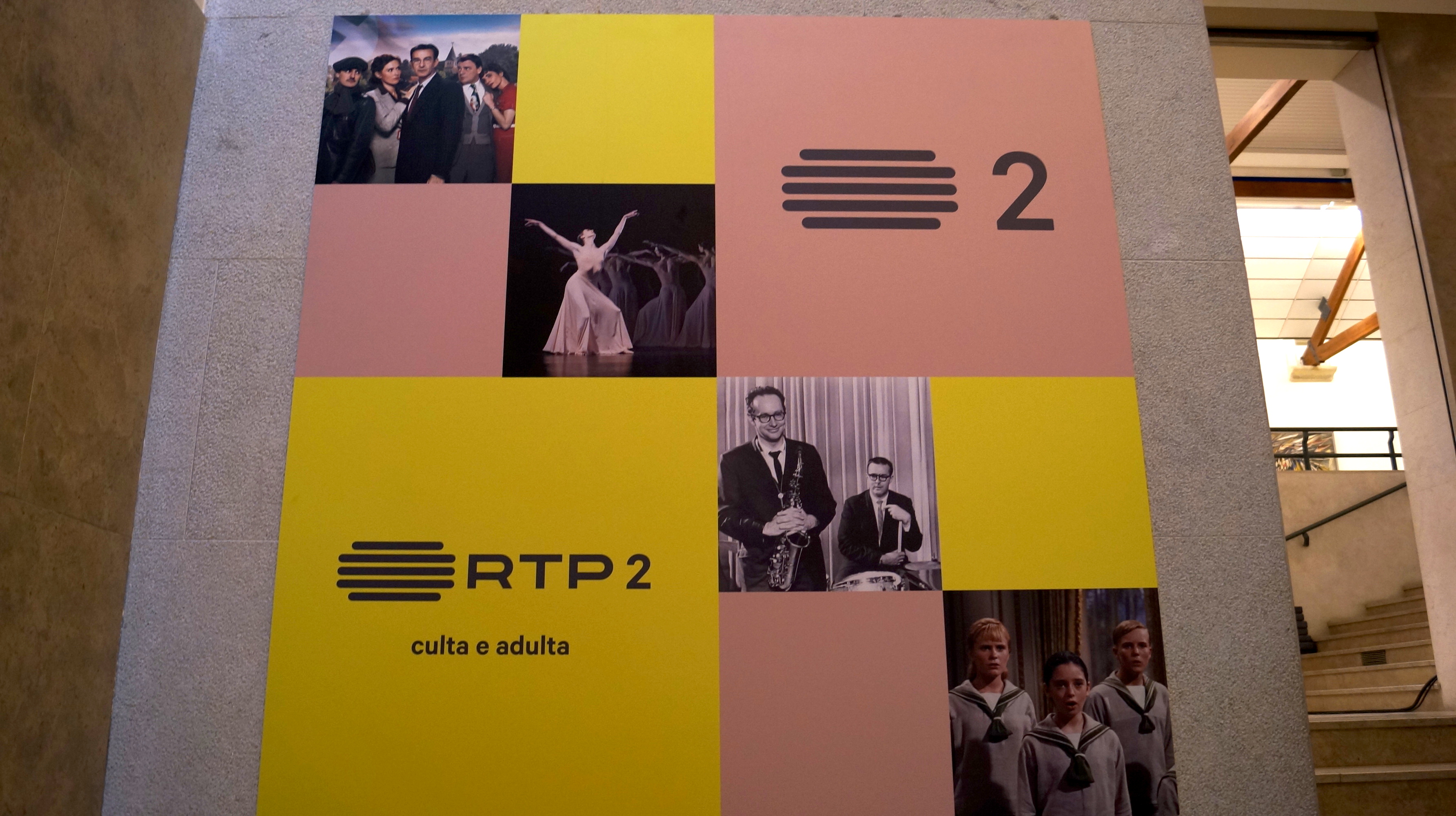 Nova imagem, cor programação e assinatura da RTP2