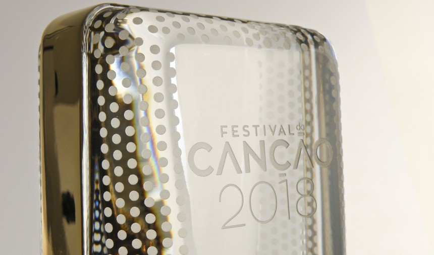 Troféu do Festival da Canção 2018 é cristal da Vista Alegre