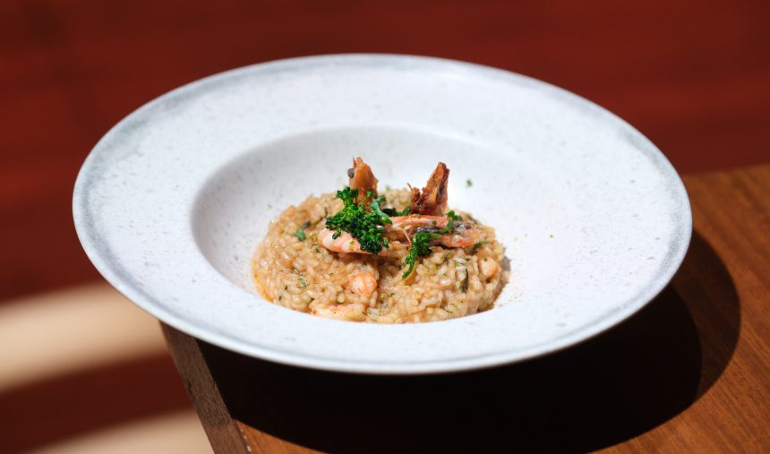 Arroz Cremoso de Camarão, Coentros e Lima - Pedro