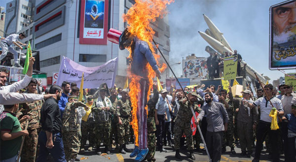 O Irão também reage a Trump