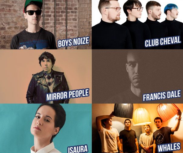 Imagem de Boys Noize, Club Cheval, Mirror People, Francis Dale, Isaura e Whales a 9 de julho
