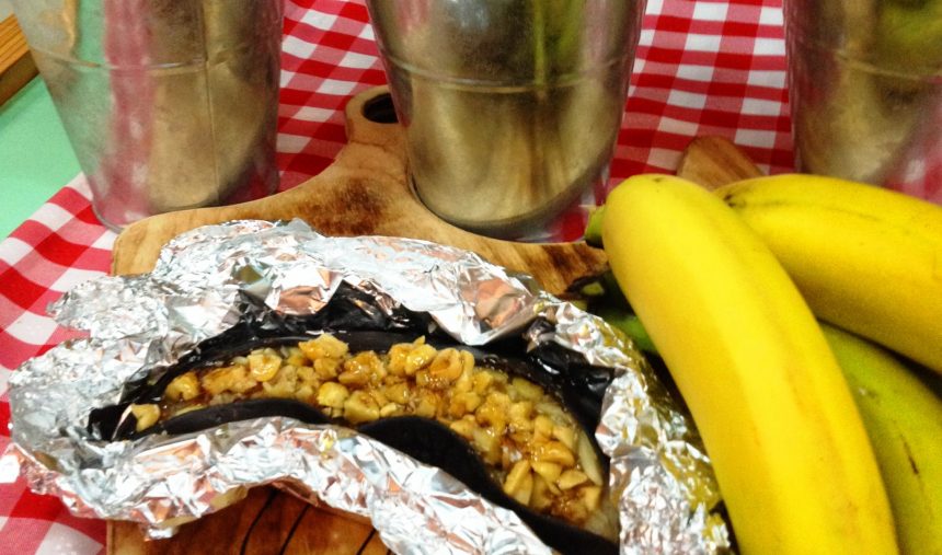 Bananas Assadas no Forno - Culinária