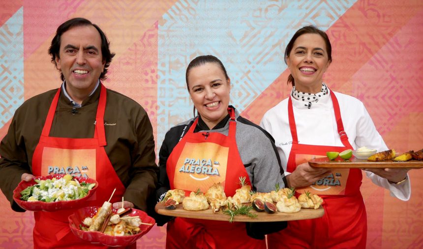 Trio de receitas na renovada Praça da Alegria - Culinária
