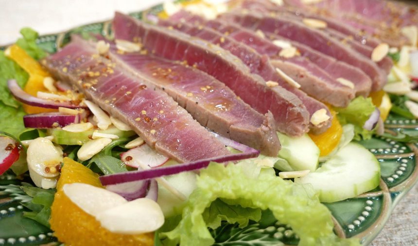 Salada de Atum com Laranja - Culinária