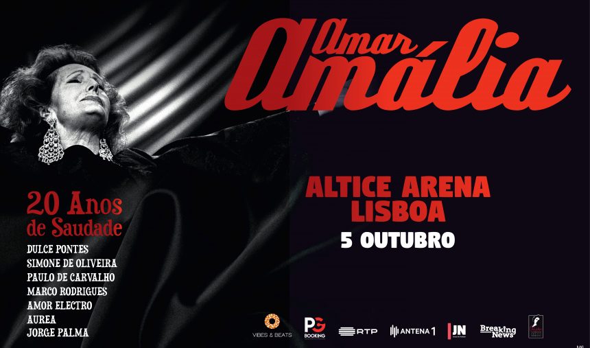 Passatempo na Praça da Alegria – oferta de 10 bilhetes individuais para o concerto Amar Amália, dia 5 de Outubro, na Altice Arena, em Lisboa.