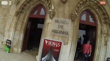 Repórter Mosca visita a exposição Vikings
