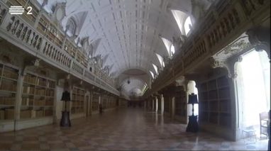 Repórter Mosca visita a Biblioteca do Palácio Nacional de Mafra