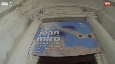 Repórter Mosca visita a exposição de Juan Miró no Palácio da Ajuda