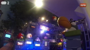 Repórter Mosca visita a Exposição Angry Birds no Pavilhão do Conhecimento