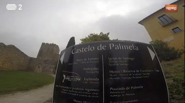 Repórter mosca visita o Castelo de Palmela