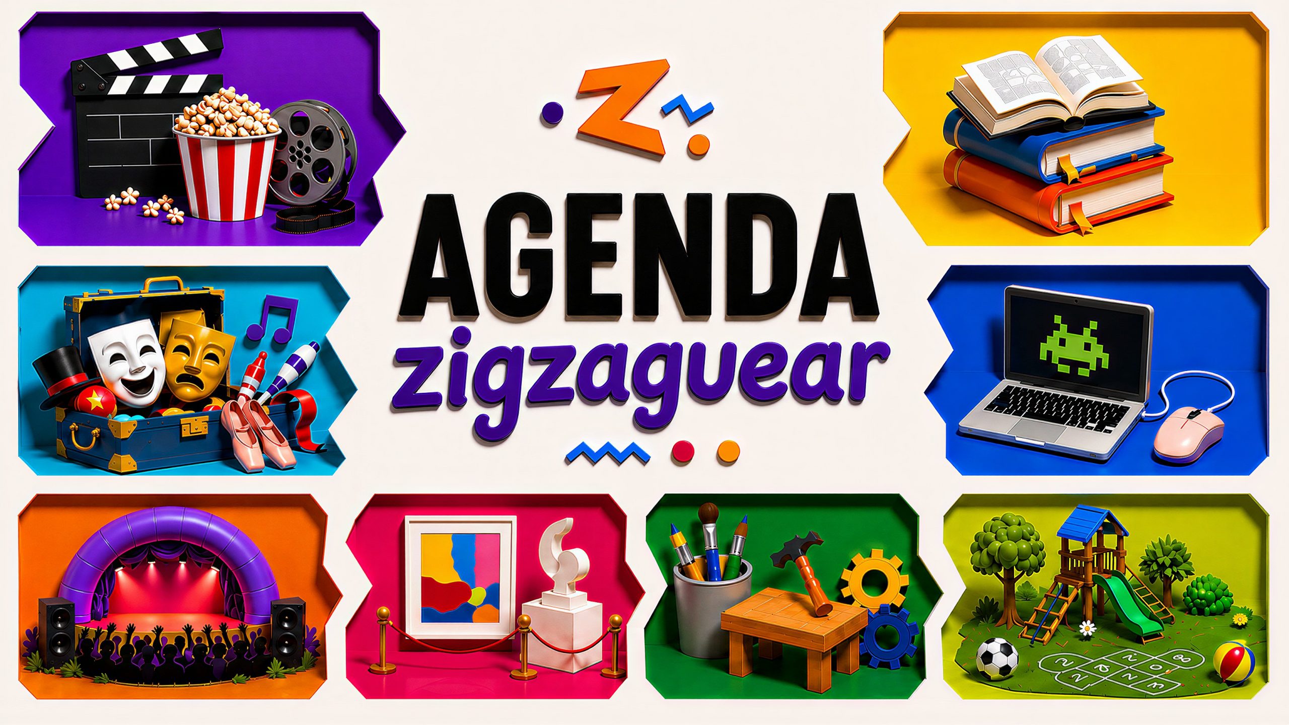Imagem do programa - Agenda Zigzaguear: atividades para crianças e famílias!